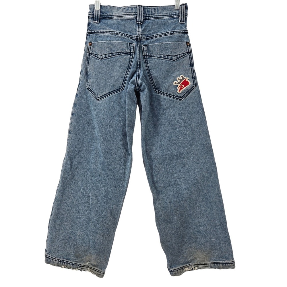 JNCO Easy Wide 179 Jeans 26x32 Baggy 23" Wide Leg Skater Grunge Y2K 90s Distress